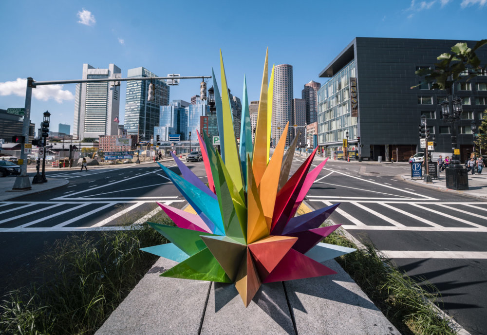 Air Sea And Land An Urban Intervention With Colorful Low Poly Sculptures By Okuda San Miguel 3