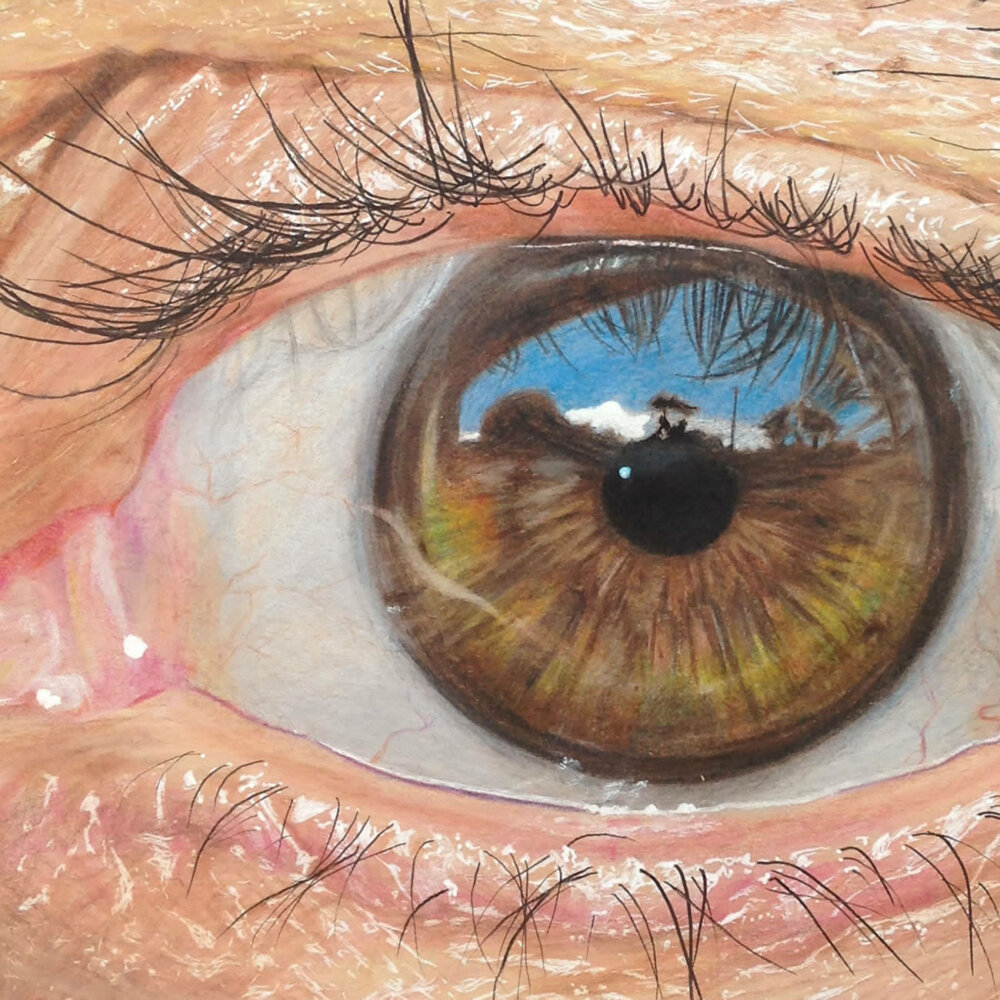 The stunning hyperrealistic eyes pencil drawings of Jose Vergara